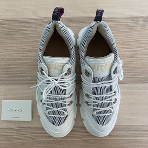 Gucci Flashtreck White Sneakers - Brand New
